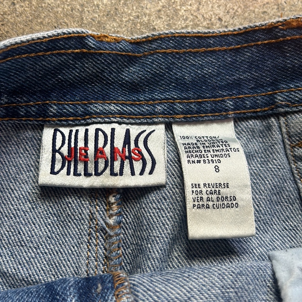 Vintage Bill Blass Jeans Denim Skirt - Picture 3 of 5
